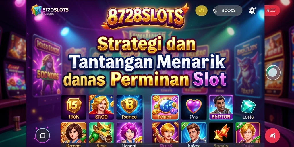 Tampilan gameplay menarik dari 8728SLOTS dengan elemen strategi.