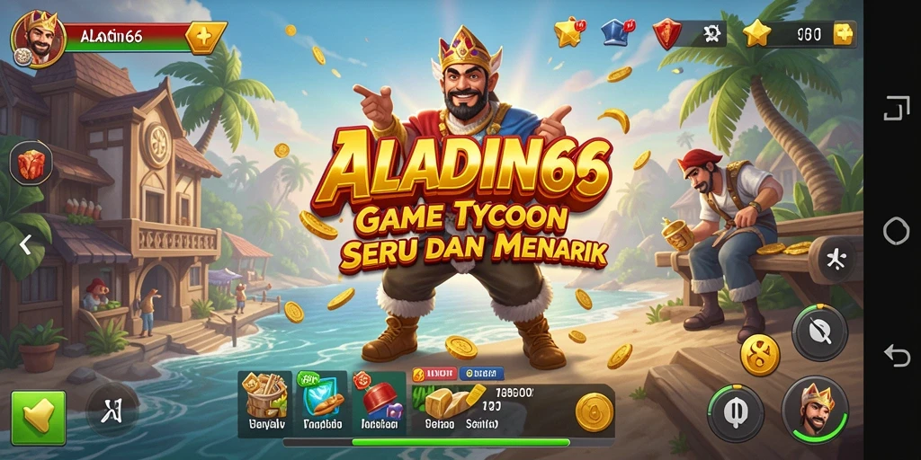 Tampilan gameplay seru dan interaktif di ALADIN66.