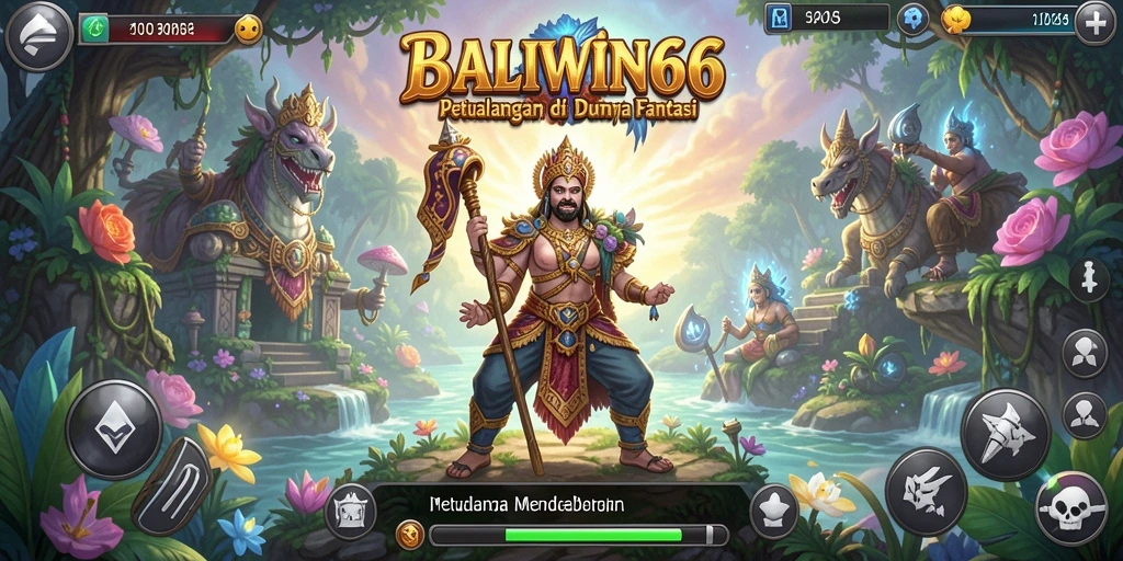 Tampilan seru gameplay BALIWIN66 dalam dunia petualangan.