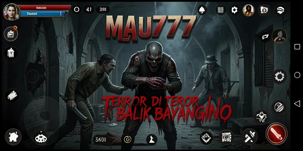 Tangkapan layar gameplay MAU777 yang menampilkan suasana mencekam.