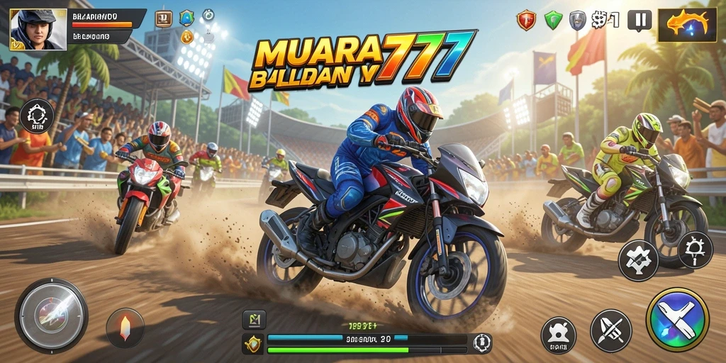 Gameplay seru dan menantang dalam balapan motor MUARA777.