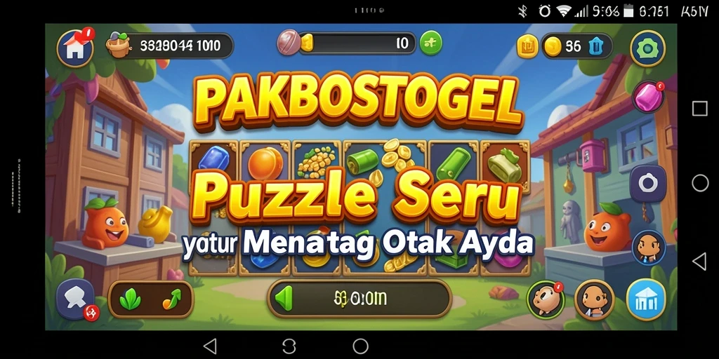 Tampilan screenshot PAKBOSTOGEL yang menampilkan gameplay seru dengan teka-teki yang menantang.