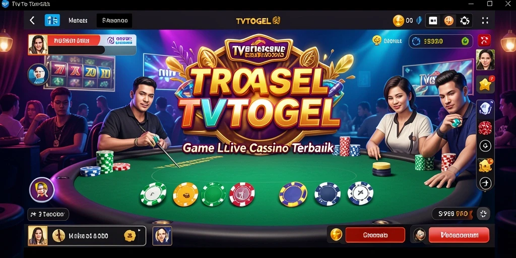 Screenshot gamplay Live Casino TVTOGEL yang seru dan interaktif.