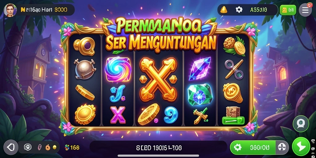Tampilan menarik mesin slot X168 dengan grafis menawan dan efek suara yang mengesankan.